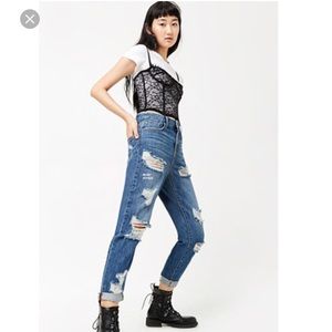 Premium denim Forever 21 distressed jeans